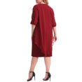 thumbnail image 3 of KVMeteor Women Plus Size Dresses Chiffon Evening Party Midi Dress, 3 of 6