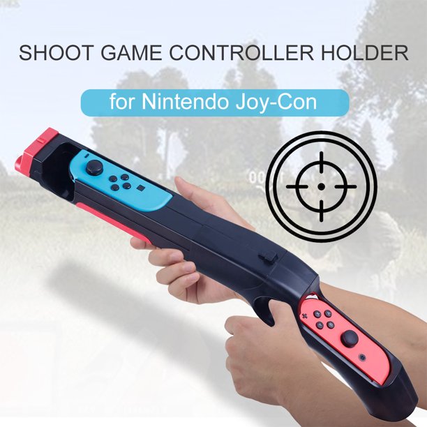 Shoot Game Controller Holder For Nintendo Switch Joy Con Games Wolfenstein 2 The New Colossus Big Buck Hunter Arcade And Other Games Walmart Com Walmart Com