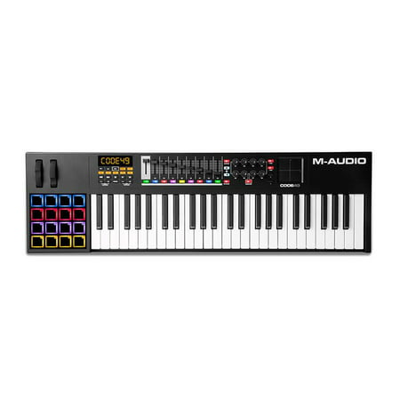 M-Audio Code 49 Black Full Feature USB MIDI (Best 49 Midi Keyboard)