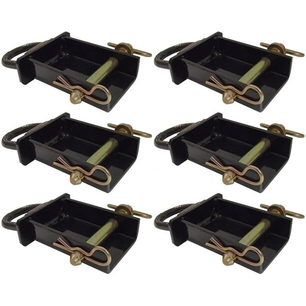 6 New Heavy Duty Flatbed Trailer Removable DRing Stake Pocket Rated 12,000 lbs.