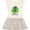 Natural with Stripes, variant on Inktastic Wee Bit O'irish Girls Toddler Dress