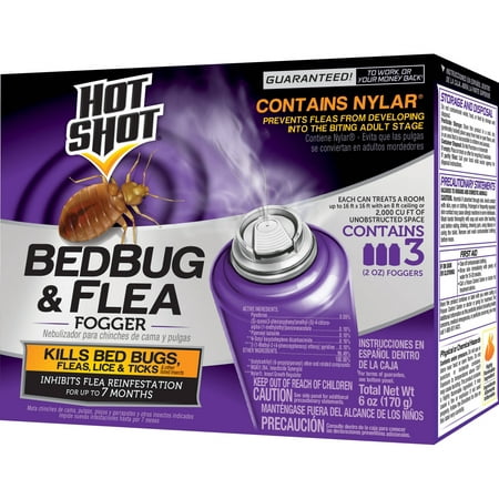 Hot Shot Bedbug and Flea Fogger, Indoor - Walmart.com