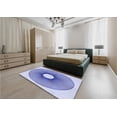 thumbnail image 5 of Ahgly Company Machine Washable Indoor Rectangle Transitional Heavenly Blue Area Rugs, 8' x 10', 5 of 7
