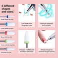 thumbnail image 4 of Fresa para manicura, taladro eléctrico de cerámica, brocas para uñas, herramienta para quitar esmalte de gel., 4 of 4