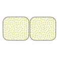 thumbnail image 7 of Balery 2 Piece Yellow Lemon Leaves Car Windshield Sun Shade|Foldable Front Windshield Shade for Car Front Window for Most Sedans SUV Truck-Large, 7 of 7