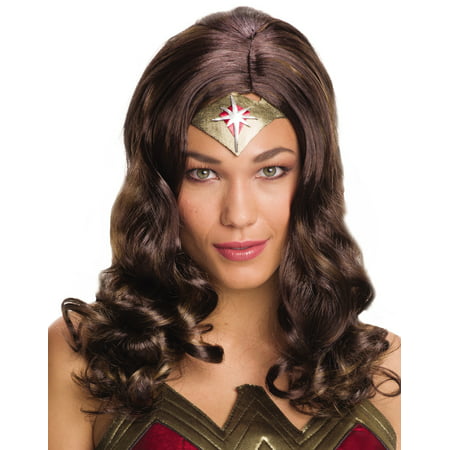 Wonder Woman Wig Adult Halloween Accessory