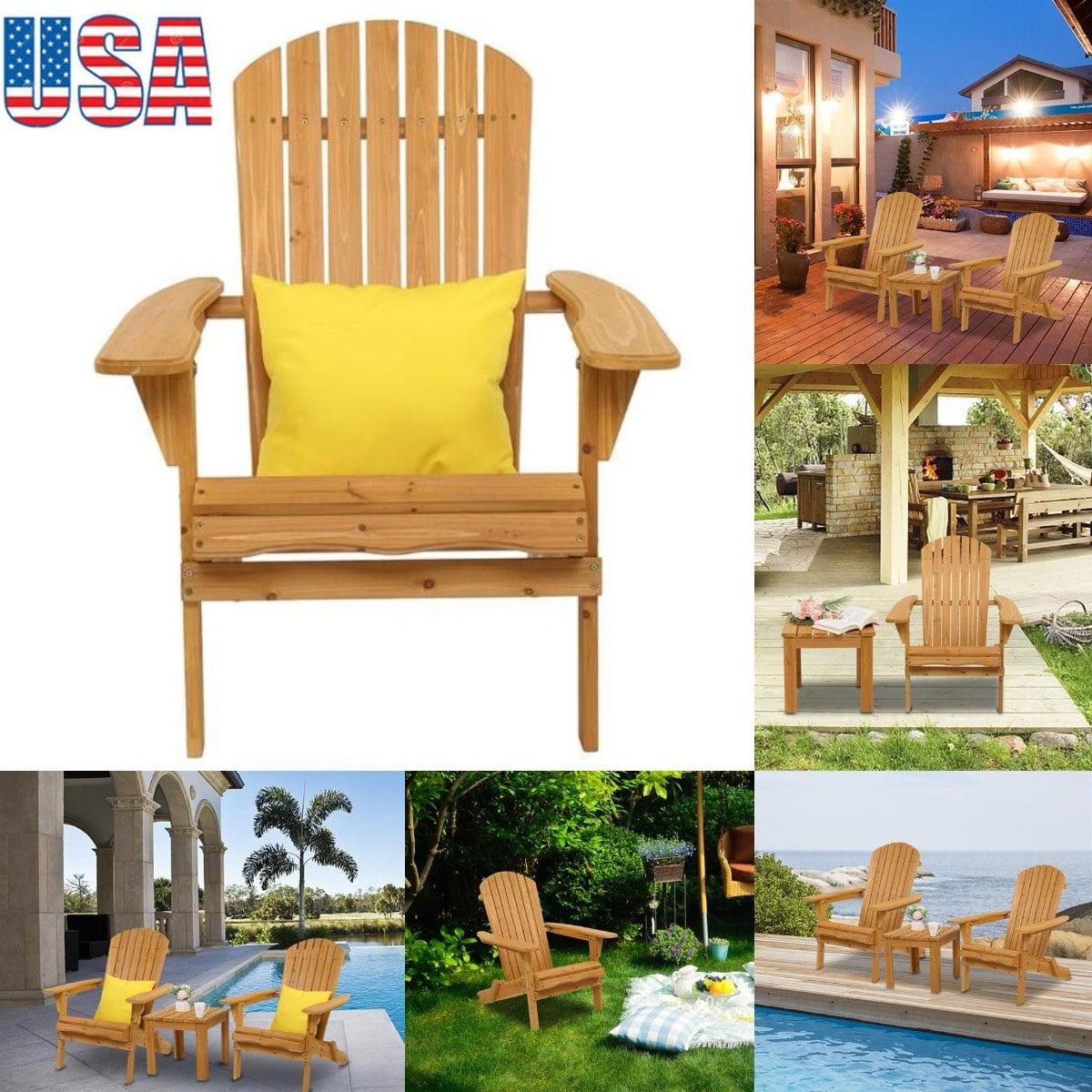 Environmental Friendly and Recyclable 350 lbs Capacity Load Folding Patio Plastic Adirondack