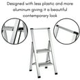 thumbnail image 5 of BirdRock Home 2-Step Slim Aluminum Step Ladder, 5 of 8
