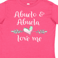 thumbnail image 4 of Inktastic Abuelo and Abuela Love Me Heart Grandchild Boys or Girls Toddler T-Shirt, 4 of 5
