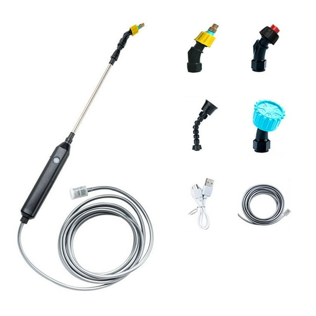 QualitChoice Outil d'Arrosage Portable Pratique et Efficace Assistant d'Irrigation Extensible en Acier Inoxydable 4 Buses