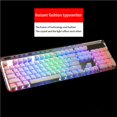 thumbnail image 2 of Methold Teclado mecánico personalizado 104 Keycap GAMER Cristal transparente Keycap Colorido Inyección Personaje Luz ABS Real Key Cap Juegos de teclado y mouse para computadora, 2 of 6