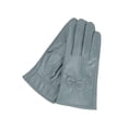 thumbnail image 6 of BadPiggies Winter PU Leather Gloves for Women, Waterproof Driving Dress Gloves with Fleece Lined Thermal Warm (Gray), 6 of 6
