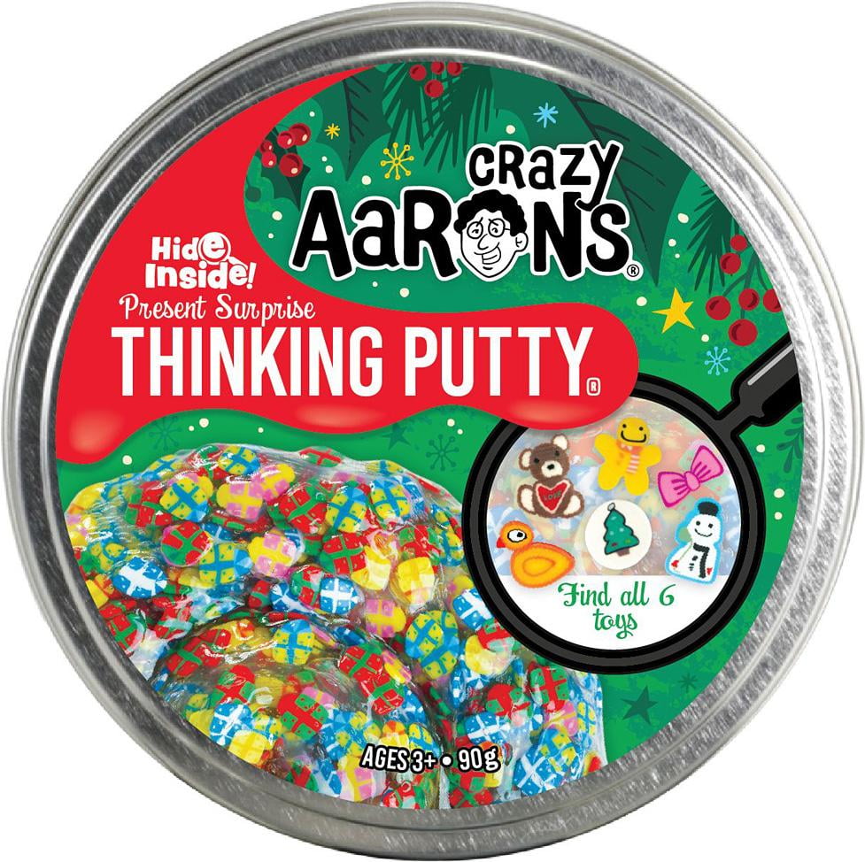 Crazy Aaron's Holiday Hide Inside Putty Holiday Themed Putty with Hidden Pieces Non-Toxic Never Dries Out 