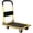 Yellow Steel 330 lbs, variant on Garden Cart 330 lb Capacity Large Foldable Cart Space-Saving Rotary Pusher Flatbed for Moving Plants and Heavy Load, Mobile Flatbed