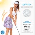 thumbnail image 6 of Women’s Athletic Pleated Tennis Skirt with Shorts High Waist Ruffle Golf Skort with Pockets Lightweight Workout Skirt, 6 of 6