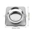 thumbnail image 4 of 1 Set of Valve Clamp Silent Check Valve Check Valve For Air Compressor Exhaust Check Valve, 4 of 8