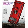 thumbnail image 4 of [SuperShield] Google Pixel 6 pro Kickstand Rotating Ring Case, Heavy Duty Drop Protection Hybrid Shock Absorption Rugged Hard Phone Case Cover, 4 of 5