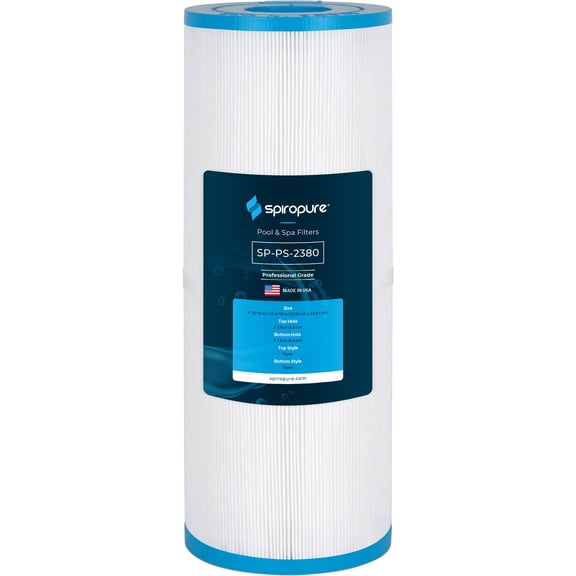 SpiroPure Replacement for Unicel C-4637 Pleatco PRB37-IN Filbur FC-2380 Pentair Rainbow Dynamic Series I RDC-25 R173430 M-4336 111793 Hot Tub Spa Pool Cartridge