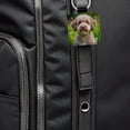 thumbnail image 6 of Lagotto Romagnolo Dog Photo Faux Leather Square Keychain, 6 of 7