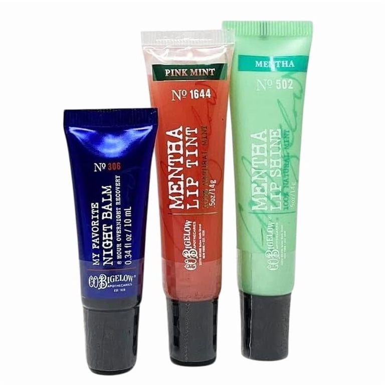 Bath & Body Works C.O. Bigelow Lip Ritual Trio - Mentha Shine, Pink Tint,  My Favorite Night Balm Gift Set in Decorative Christmas Box - Walmart.com