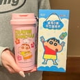 thumbnail image 4 of Crayon Shin-chan-termo de acero inoxidable 304, taza de café de alta apariencia, bonita taza de agua, pajita para estudiante, tetera, 4 of 5