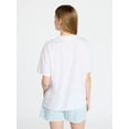 thumbnail image 3 of No Boundaries Graphic Oversized Boyfriend Tee, Women's XXS-XXL, 3 of 5