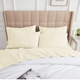 thumbnail image 3 of Southshore Fine Linens - Vilano Springs 4 Piece - 21 Inch - Extra Deep Pocket Sheet Set (Twin, Cream) Twin Cream, 3 of 8