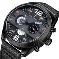 thumbnail image 1 of negro Multifuncional mecánico reloj de cuarzo de moda, 1 of 1
