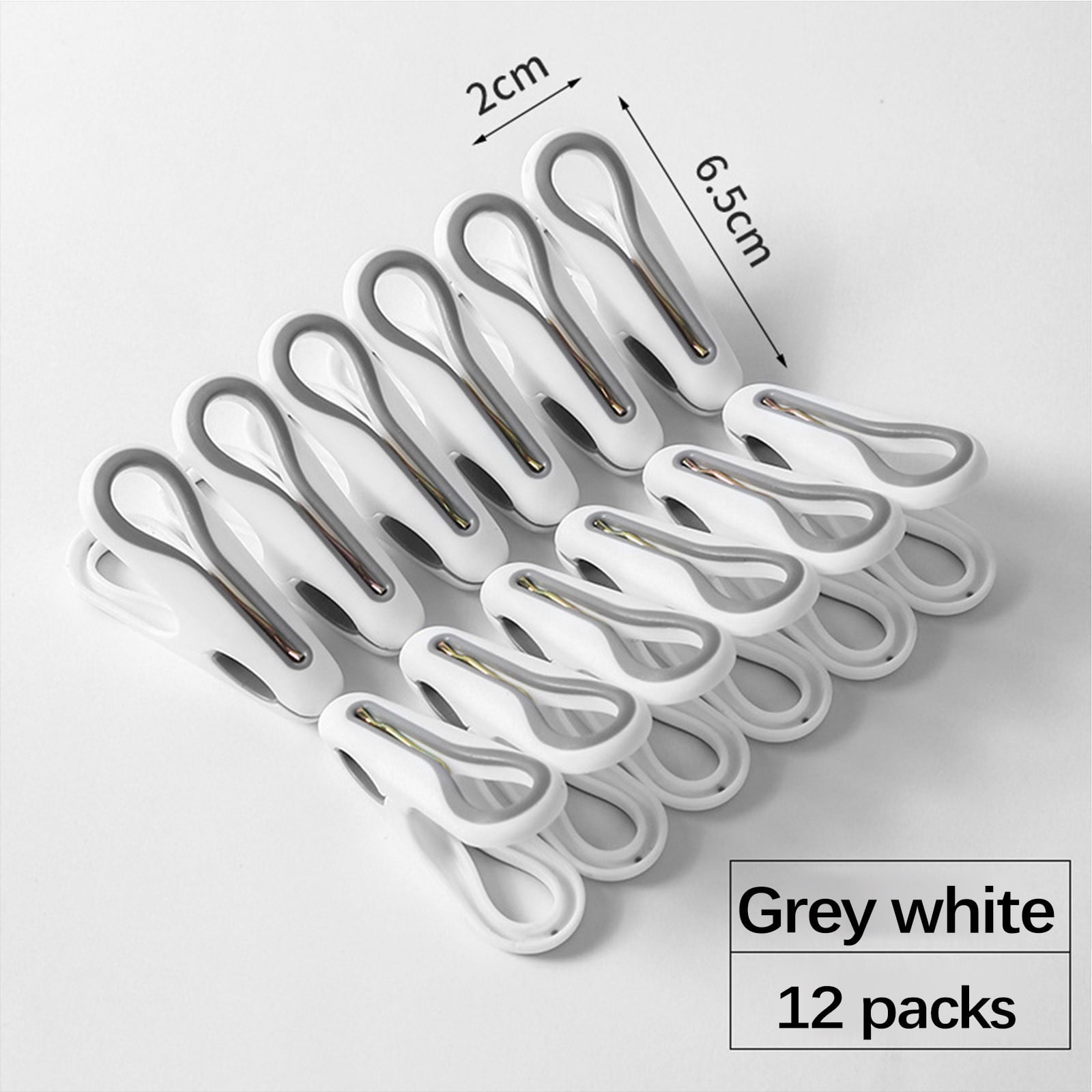 500 Pcs Clear Plastic Alligator Clips - Strong Grip, Invisible Design For Office, DIY, Kitchen