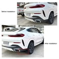 thumbnail image 3 of Rear Bumper Diffuser, 1 Pair Rear Bumper Diffuser Left Right Car Rear Bumper Lip Splitter Protector for X6 G06 M Sport 2020 to 2022, 3 of 8