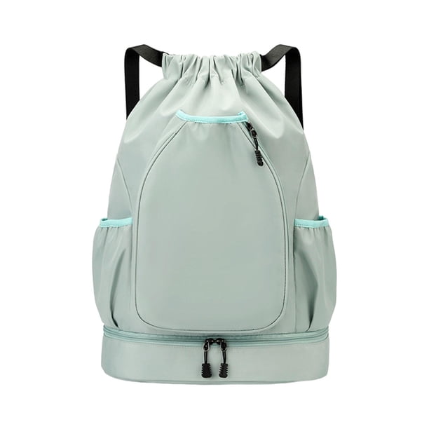 Mochila de tenis mochila bolso de raqueta de raqueta portátil resistente al agua bolsa de tenis con compartimento de zapatos para bolas accesorios Verde