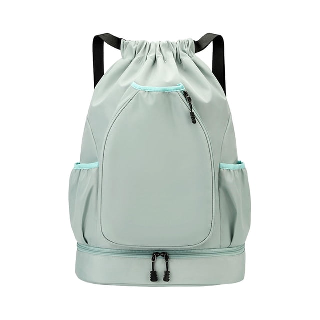 Mochila de tenis mochila bolso de raqueta de raqueta portátil resistente al agua bolsa de tenis con compartimento de zapatos para bolas accesorios Verde