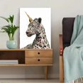 thumbnail image 5 of UXIEQU Leopard Unicorn Glitter Splash Canvas Wall Art Print 15.75x11.81 Inches, 5 of 8
