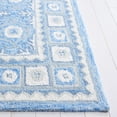 thumbnail image 3 of SAFAVIEH Ebony Tegan Medallion Area Rug, Blue/Ivory, 3' x 3' Square, 3 of 10