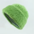 thumbnail image 1 of Unisex Wool Cap Smooth Board Solid Warm Brimless Plush Cap, 1 of 4