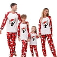 thumbnail image 5 of Roncen Kids' Christmas Family Matching Pajama Set - Long Sleeve Printed Two-Piece Sleepwear with Cozy Everyday Outfit for Christmas, 5 of 7
