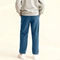 thumbnail image 5 of jobturf Boys Corduroy Pants Trendy Drawstring Straight Leg Sweatpants Fall Spring Fashion Elastic Waist Trousers Casual Baggy Joggers with Pockets Size 14-15 Years, 5 of 7
