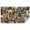 Halloween Vintage Halloween, variant on Halloween Ghosts Pumpkins and Spider Webs Rectangle Tablecloth 60"x84",Waterproof Polyester Rectangle Table Cloth, Wipeable Spillproof Polyester Tablecloth for Dining, Camping, Indoor and Outdoor