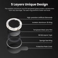 thumbnail image 4 of For Apple iPhone 13 Pro / iPhone 13 Pro Max Diamond Bling Ring Crystal Tempered Glass Camera Len Protector Cover Gold, 4 of 5