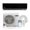 Black, variant on ACiQ 20 SEER2 Essentials 36000 BTU Single Zone Mini Split Heat Pump System with 16ft Line Set - R32 | Black Air Handler (208/230v)