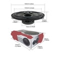thumbnail image 4 of Universal Car Coaxial Auto Music Stereo Full Range Frequency Speakers Non-Destructive Installation, 4 of 5