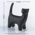 thumbnail image 5 of Notakia Small Animal Statues Home Decor Modern Style Decorative Ornaments for Living Room, Bedroom, Office Desktop, Cabinets （Black Cat）, 5 of 18