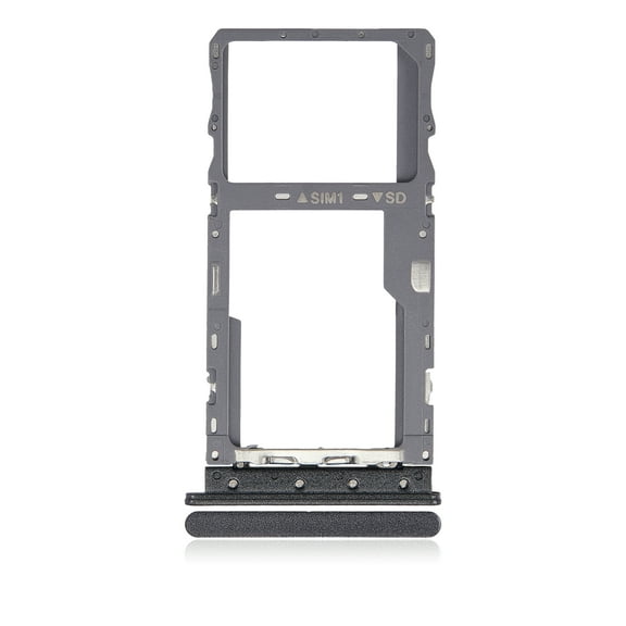 Replacement Single Sim Card Tray Compatible For T-Mobile Revvl 4 Plus (5062 / 2020) (Steel Gray)