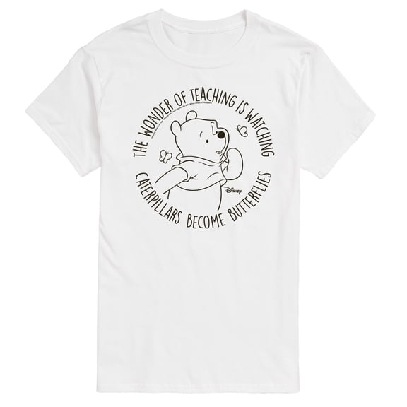 Winnie The Pooh - The Wonder Of Teaching - Men's Short Sleeve Graphic T-Shirt