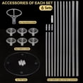 thumbnail image 3 of HPLYEL 6 Sets Balloon Stand Kit, Balloon Sticks Holder with Base Birthday Wedding Graduation Party Decortaions Table Centerpieces Balloon Arch kit, 3 of 7
