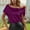 Purple, variant on Women's Solid Color Satin Off Shoulder Sleeveless Top Stylish and Comfortable Womens Short Sleeve Shirts Lightweight Tops & Blouses Blouses for Women Casual