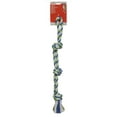 thumbnail image 1 of Dogit Knotted Rope Dog Toy, Multi-Coloured 3-Knot Looped Tug, 71 cm (28in), 1 of 5
