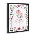 thumbnail image 2 of Stupell Industries French Country Delicate Roses Floral Border Black Floating Frame Canvas Art, 17 x 21, by Kristen Brockmon, 2 of 7