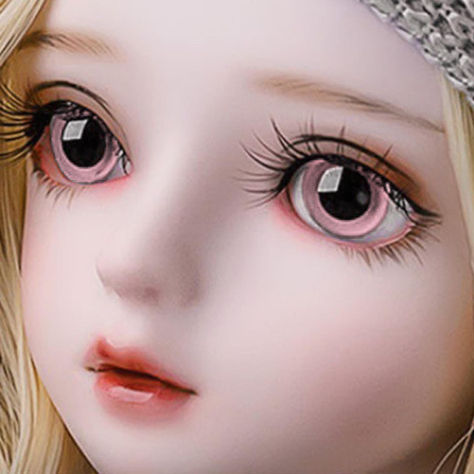 2x Realistic Doll Eyes, Wiggle Eyes (6 Mm) Accessories, Movable