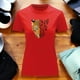 thumbnail image 3 of Playera Blusa Con Estampado De Jaguar Animal Print Ropa Para Mujer Color Rojo Talla Mediana Marca Emil SaEs, 3 of 4